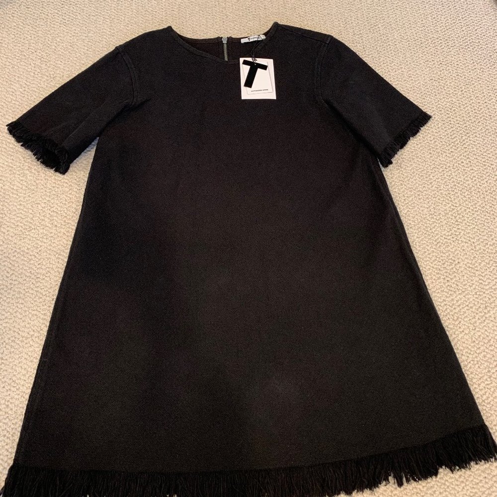 T by Alexander Wang Textured Black Dress NWT